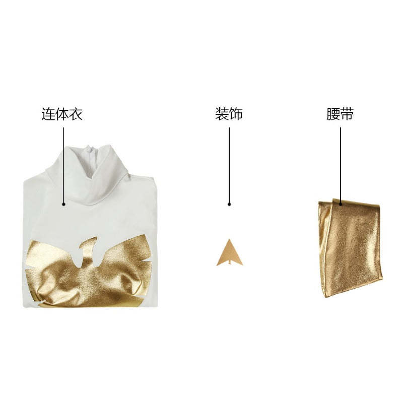 Phoenix X-Men Pearl White Spandex Cosplay Costume - Official Movie Replica-Astricos
