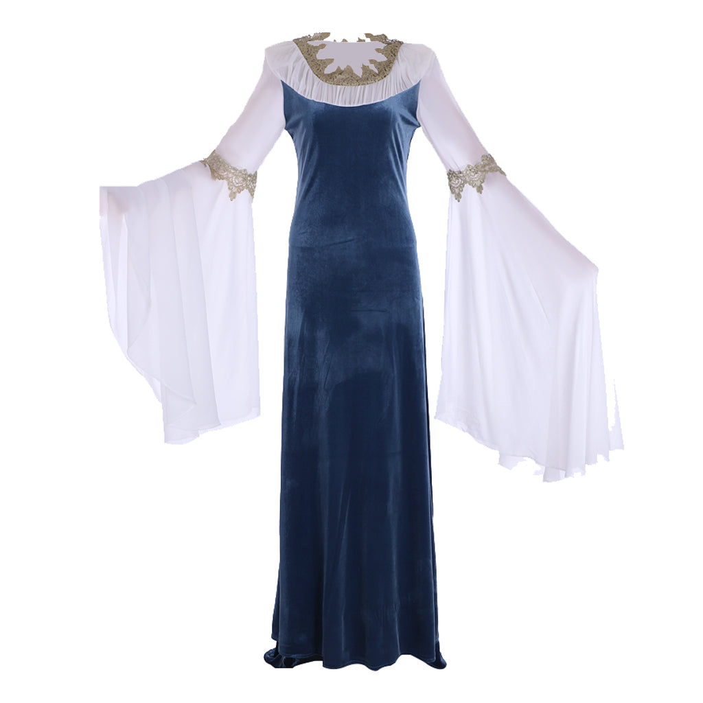 Elegant European Medieval Vampire Cosplay Costume for Women - Perfect for Halloween-Astricos