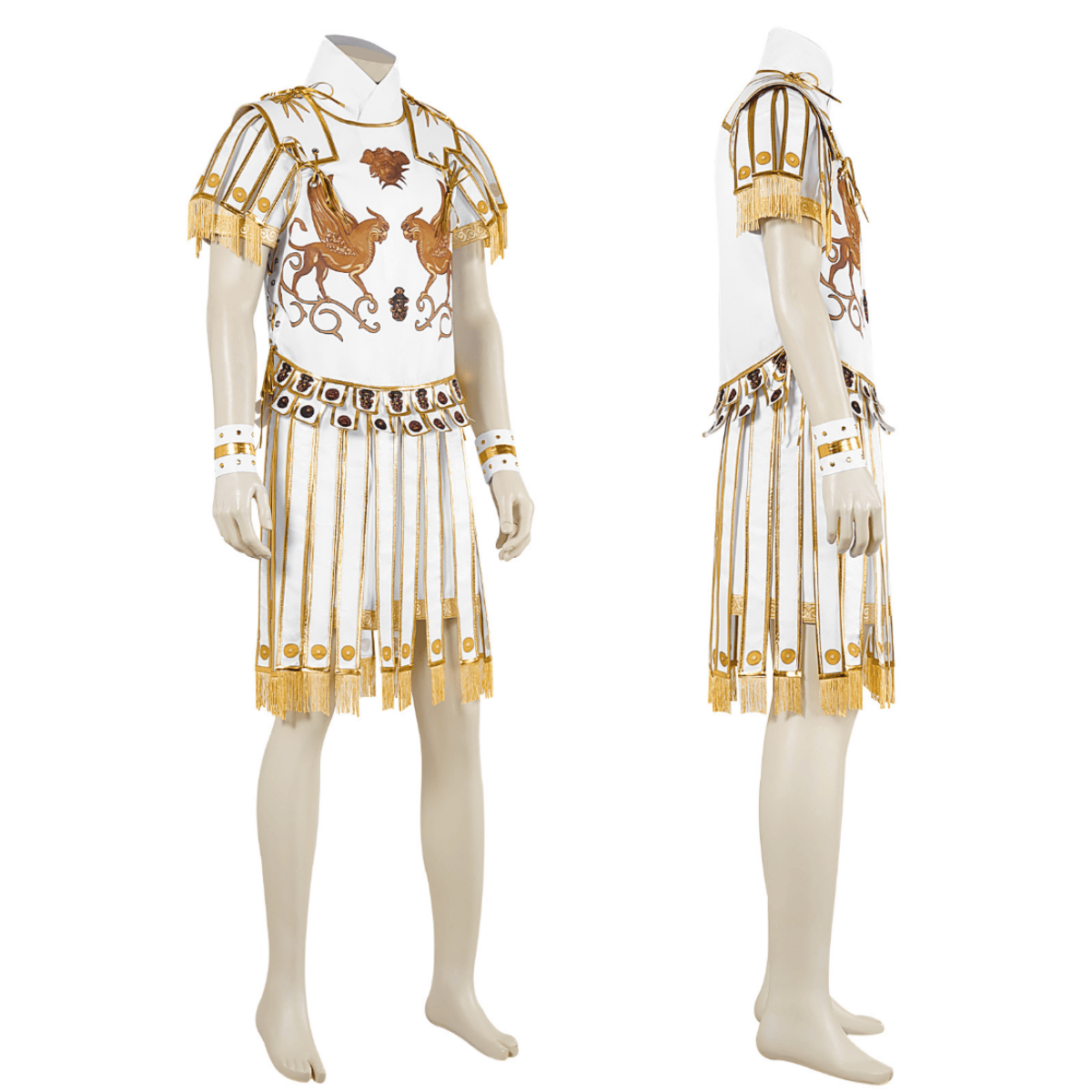 Marcus Gladiator Cosplay Costume Custom Roman Warrior Outfit for Stage Show