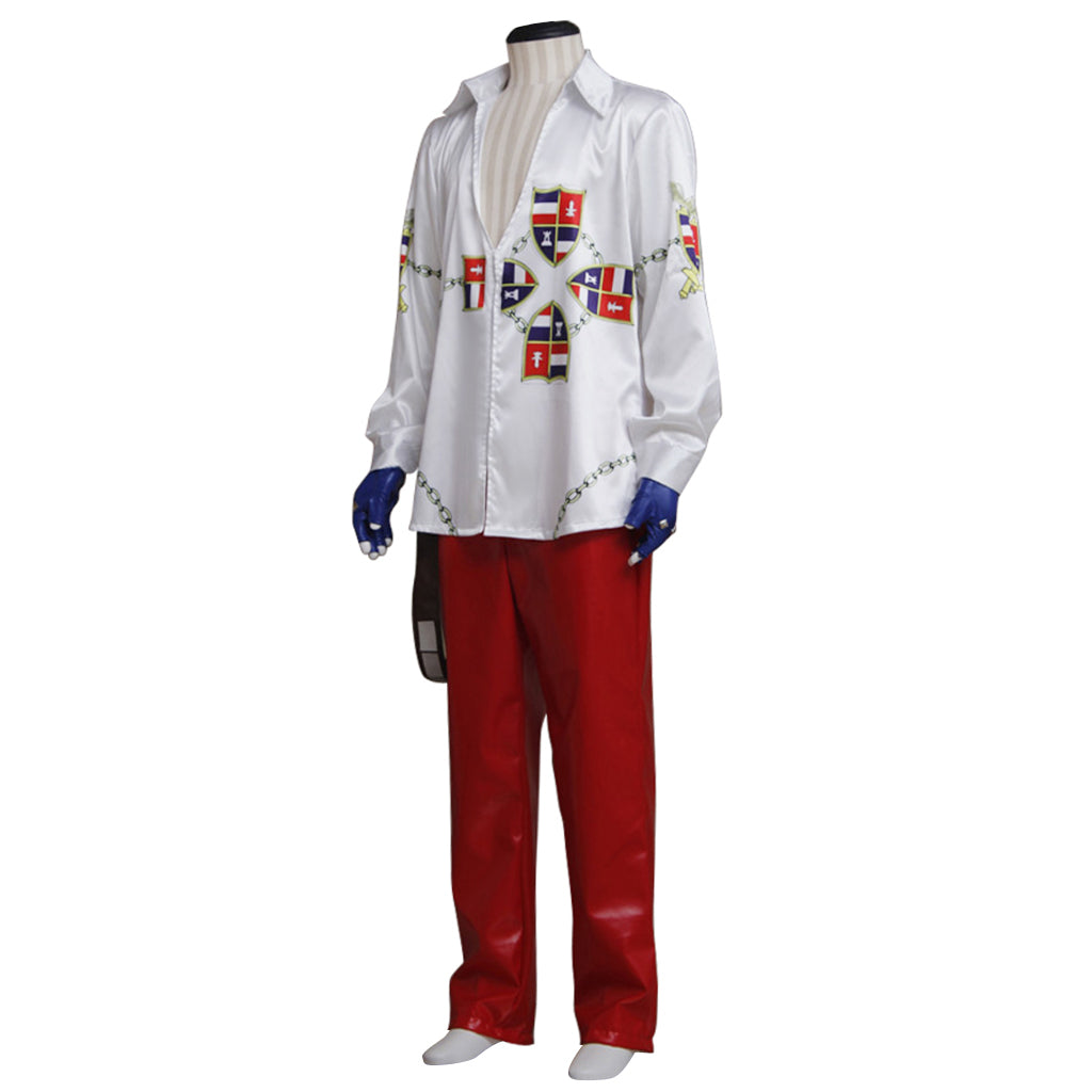 Steve Fox Cosplay Costume for Men - Fancy Shirt & Pants Battle Uniform | Astricos-Astricos
