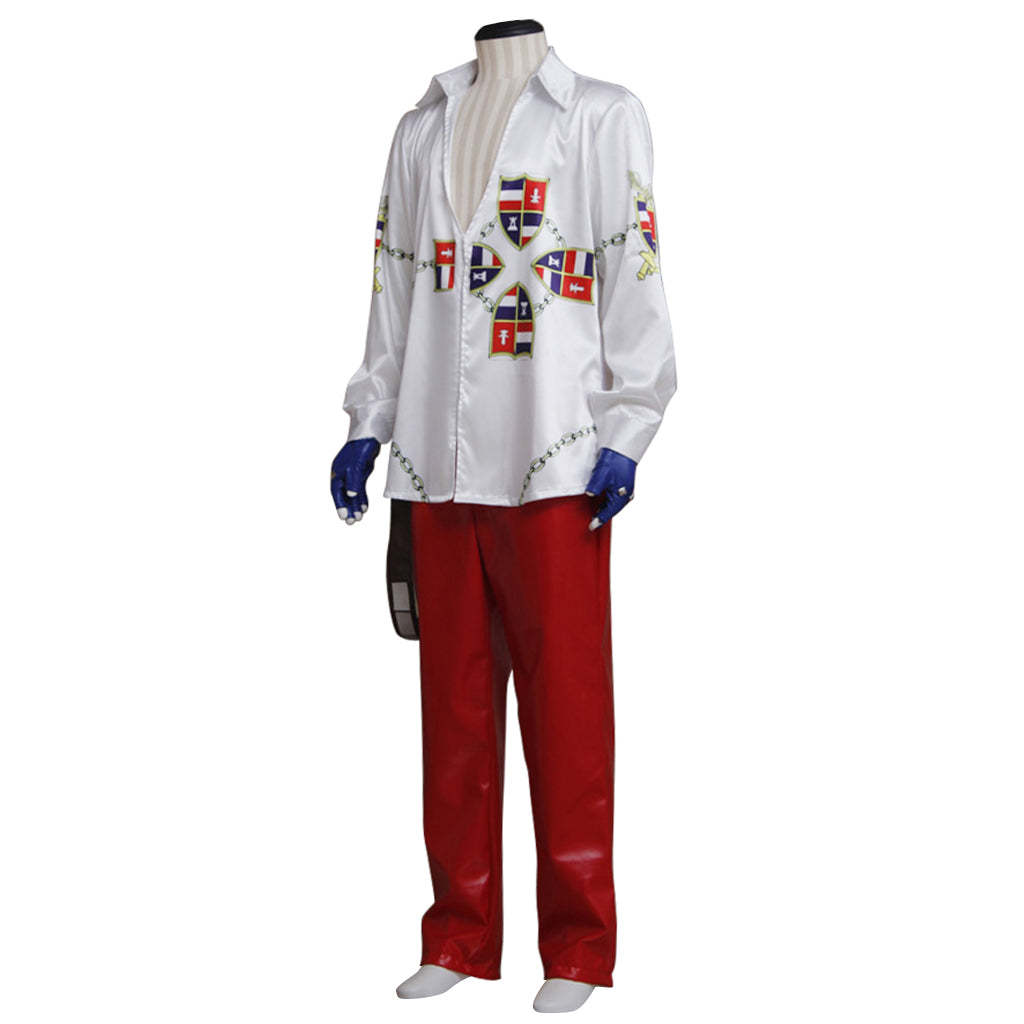 Steve Fox Cosplay Costume for Men - Fancy Shirt & Pants Battle Uniform | Astricos-Astricos