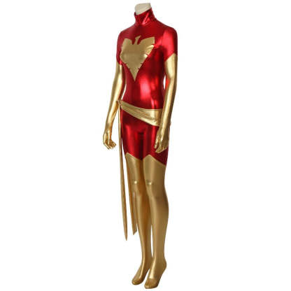 Women X Phoenix Jean Grey Superhero Cosplay Bodysuit Costume for Halloween & Comic Con | Astricos-Astricos