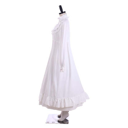 Marie Antoinette White Ball Gown - Vintage Victorian Baroque Cosplay Dress-Astricos