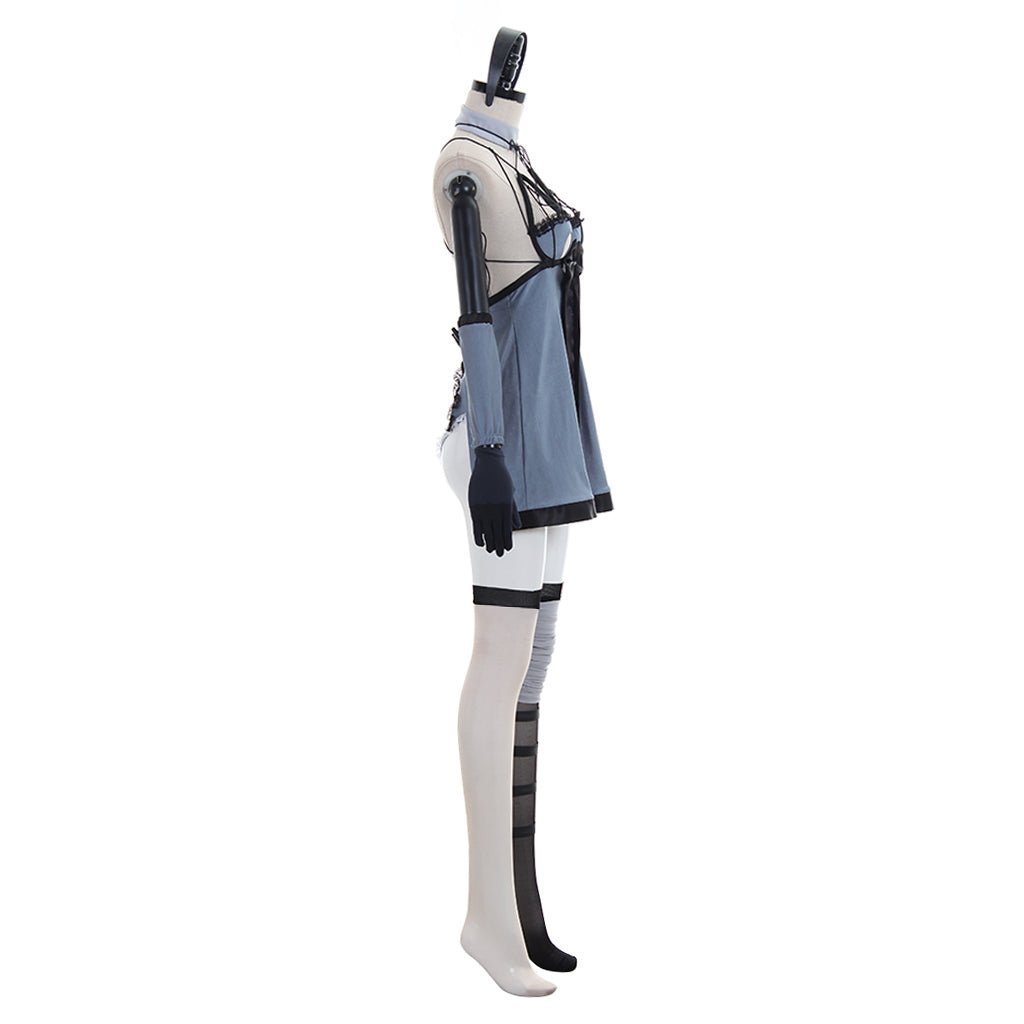 2B NieR Automata Cosplay Costume - Premium Game Character Roleplay Outfit-Astricos