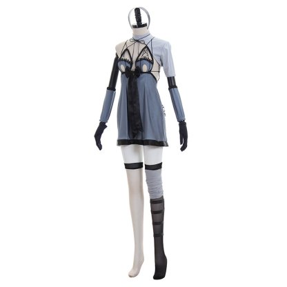2B NieR Automata Cosplay Costume - Premium Game Character Roleplay Outfit-Astricos