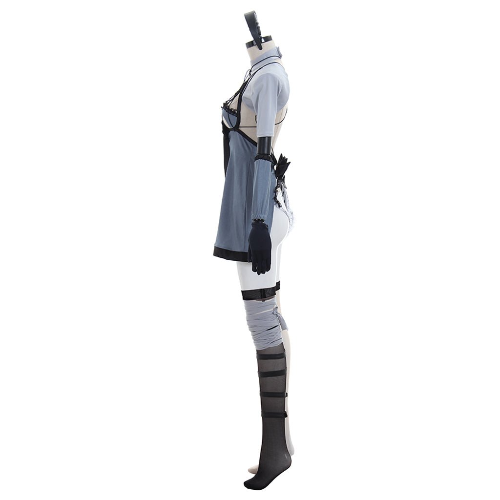 2B NieR Automata Cosplay Costume - Premium Game Character Roleplay Outfit-Astricos