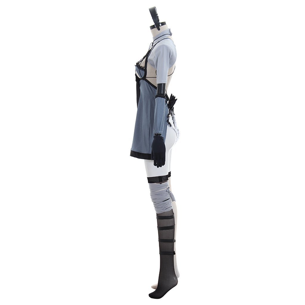 2B NieR Automata Cosplay Costume - Premium Game Character Roleplay Outfit-Astricos