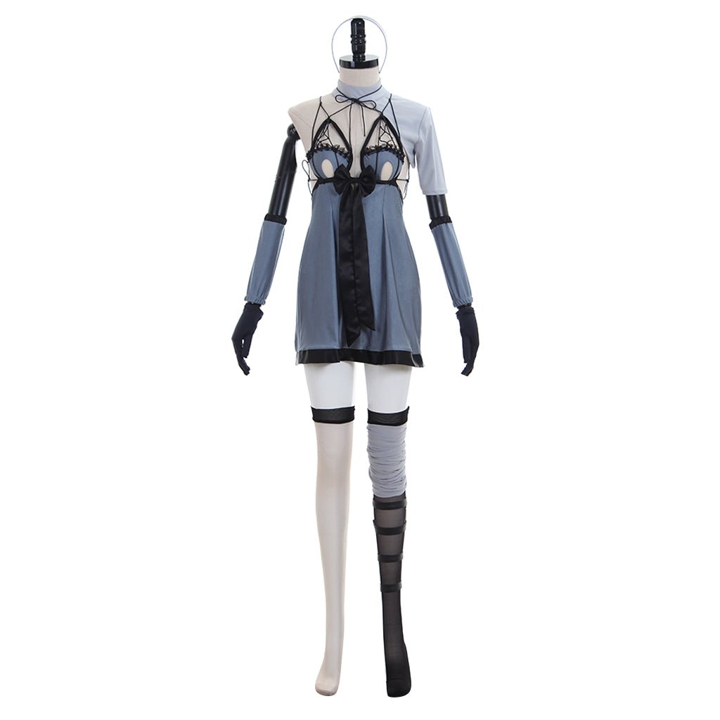 2B NieR Automata Cosplay Costume - Premium Game Character Roleplay Outfit-Astricos