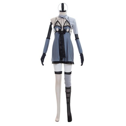 2B NieR Automata Cosplay Costume - Premium Game Character Roleplay Outfit-Astricos