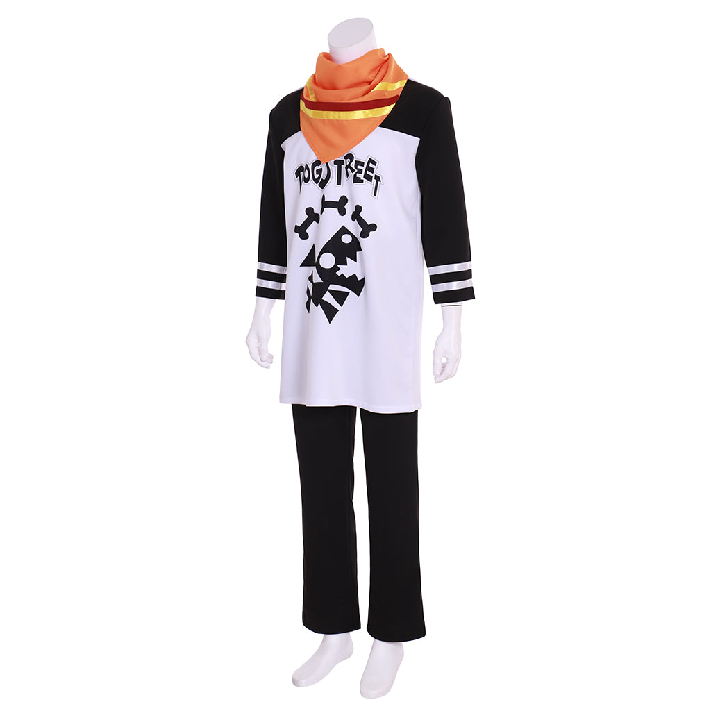 Kingdom Hearts Pence Cosplay Costume Full Set with Scarf | Authentic Game Outfit-Astricos