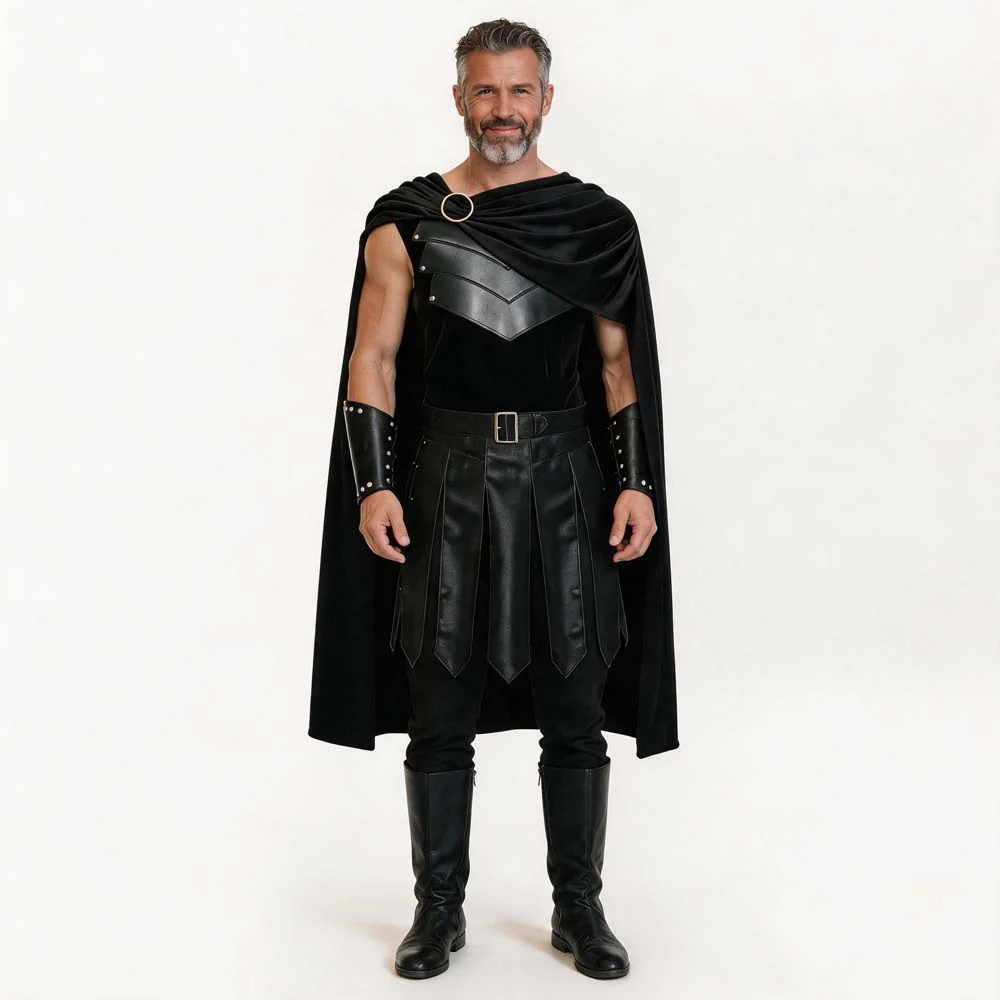The Odyssey Spartan Warrior Cosplay, Custom Medieval Outfit for Halloween