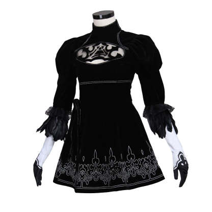 Nier Automata Yorha 2B Sexy Cosplay Costume | Premium Game Cosplay Outfit-Astricos