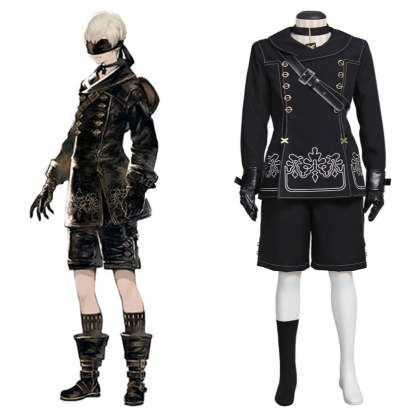 NieR Automata 9S YoRHa No.9 Type S Uniform Full Set Cosplay Costume-Astricos