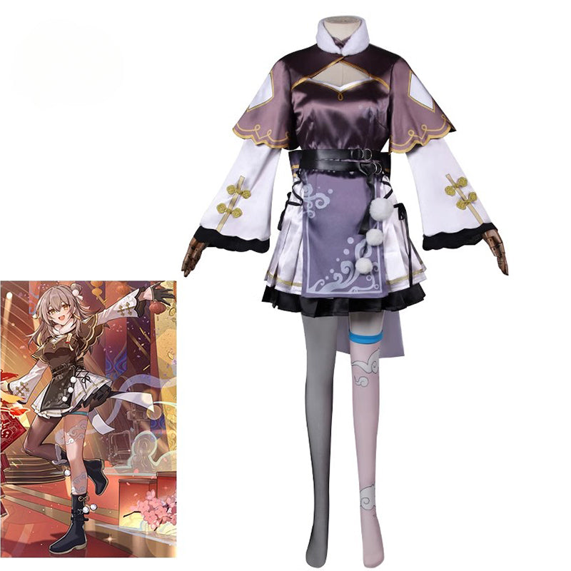 Honkai Star Rail Trailblazer Female Protagonist Cosplay Costume - 2024 Spring Festival Gala Dress-Astricos