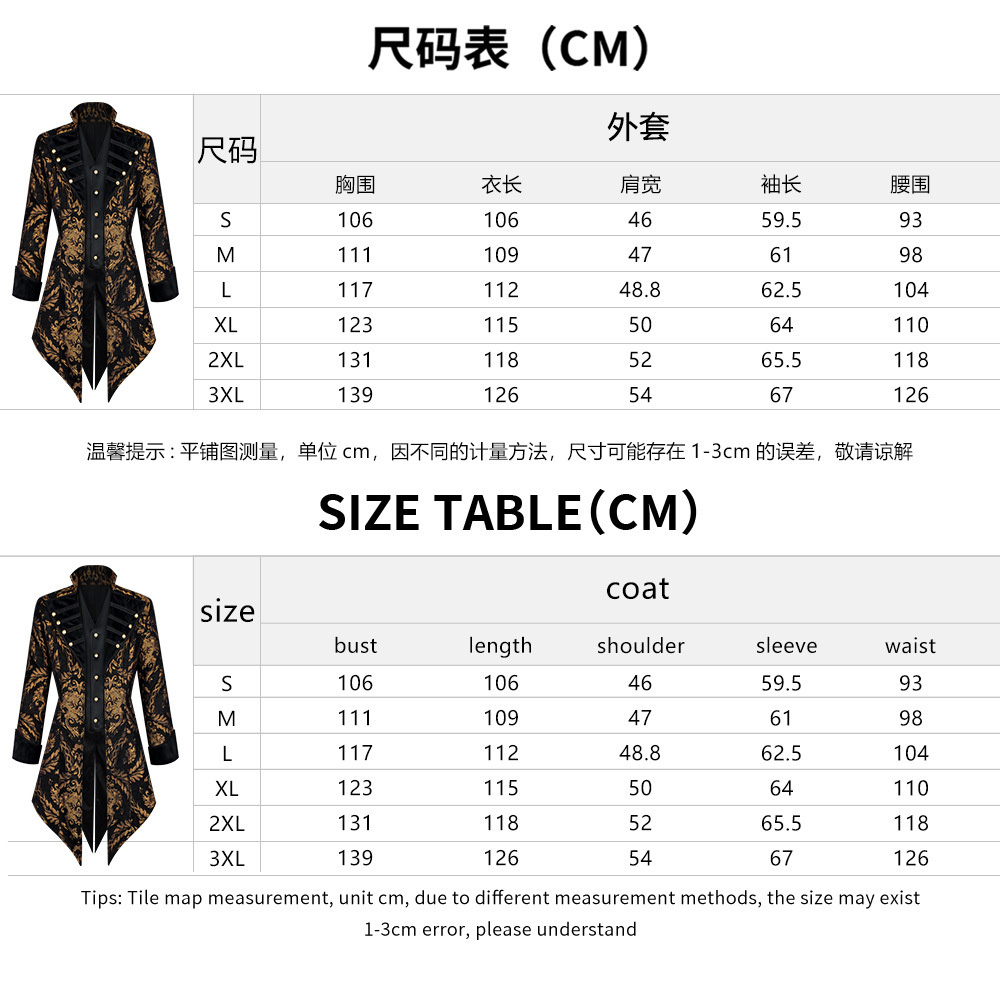 Gothic Victorian Tailcoat Jacket, Custom‑Made for Medieval Themed Events