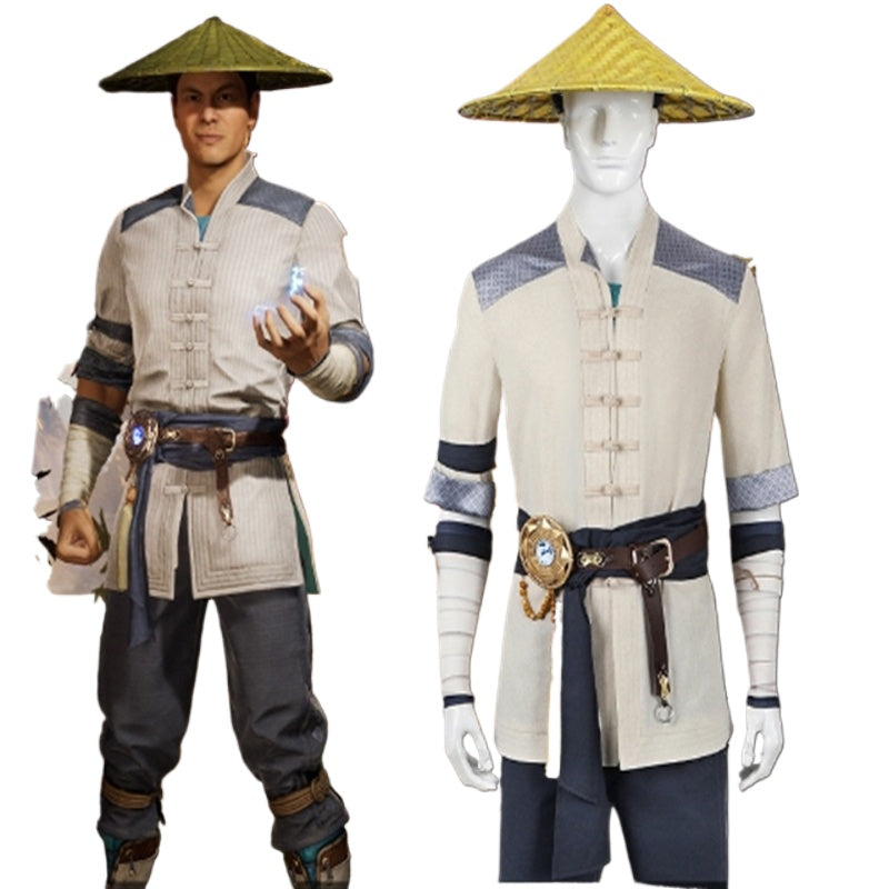 Mortal Kombat Raiden Cosplay Costume - Men's Halloween & Carnival Outfit | Astricos-Astricos