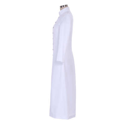Custom Woman Priest Cosplay Costume – Elegant Long Pastor Uniform for Halloween & Carnival-Astricos