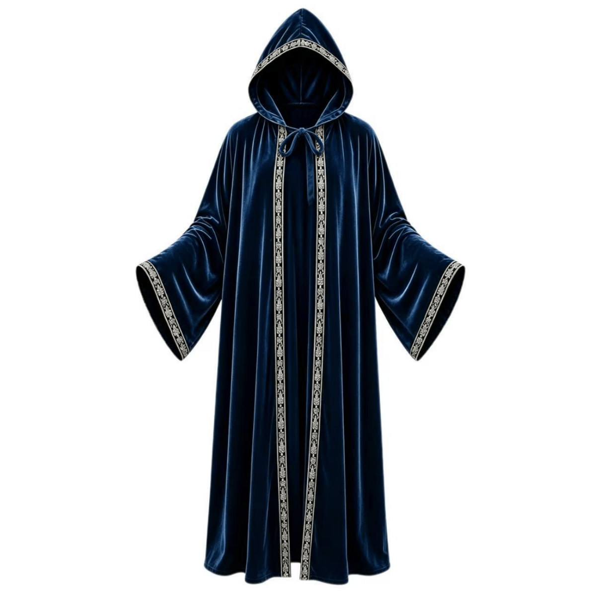 Medieval Renaissance Hooded Wizard Robe Cosplay Costume Custom For Halloween Party