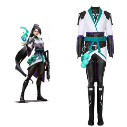 Valorant Sage Cosplay Costume for Women - Premium Halloween & Carnival Party Outfit-Astricos