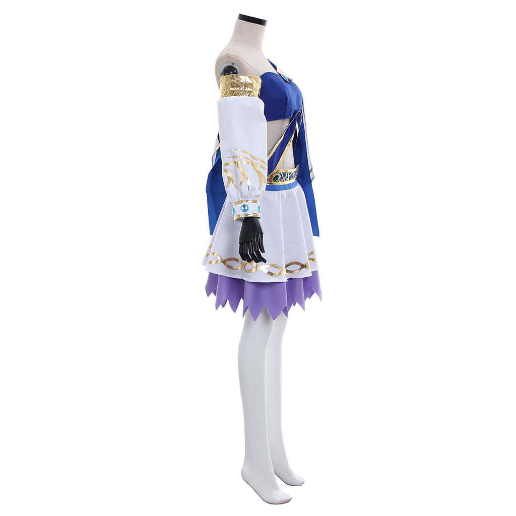 Lana White Sorceress Costume - Enchanting Sorceress of the Woods Cosplay Outfit-Astricos