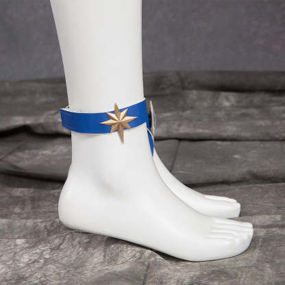 Robin Honkai Star Rail Cosplay Costume Set with Wig, Hairpins, Earrings, and Gloves-Astricos