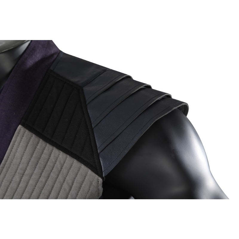 Mortal Kombat 1 Smoke Cosplay Costume Full Set with Mask for Halloween & Parties-Astricos