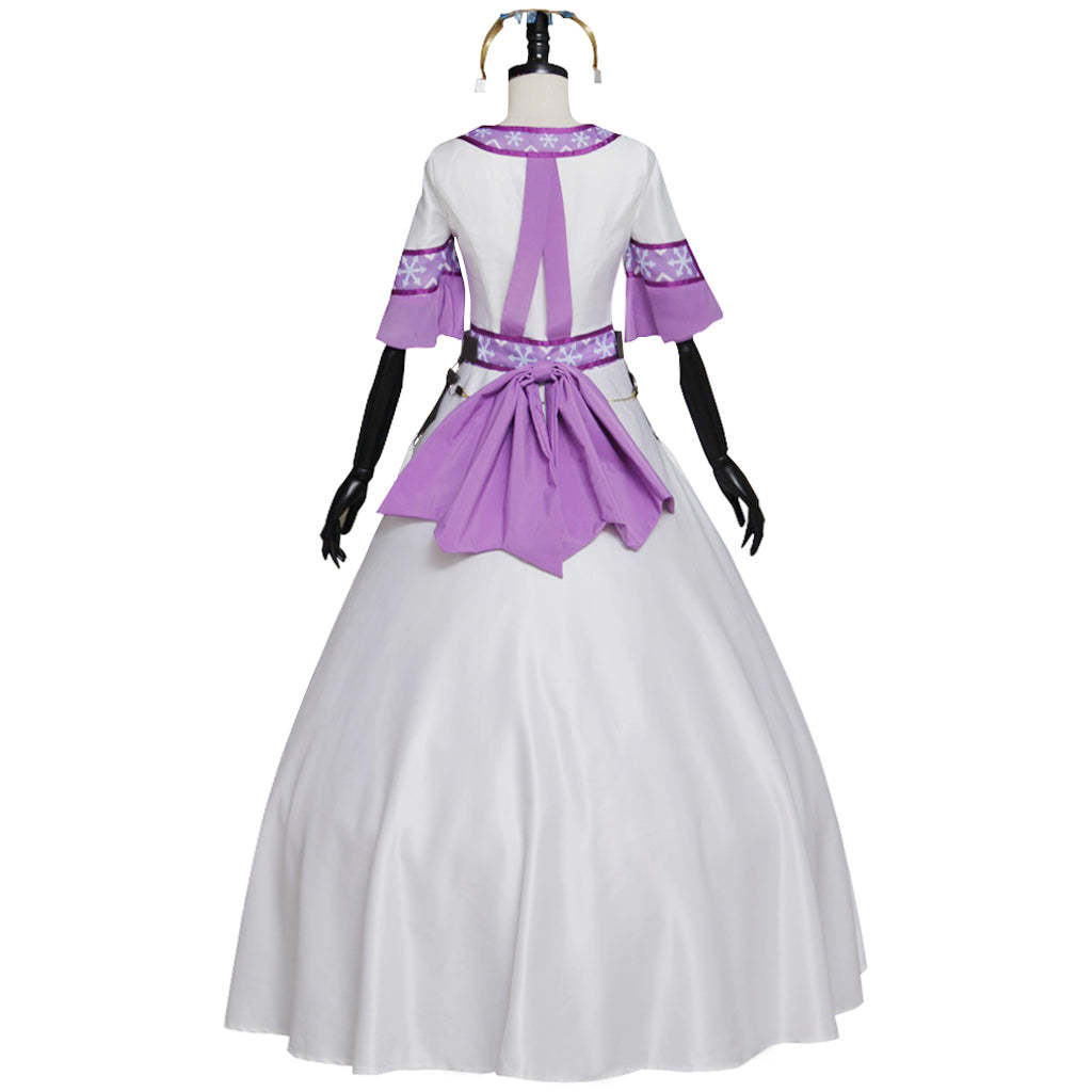 Exquisite Red-Haired Snow White Shirayuki Cosplay Costume | Astricos-Astricos