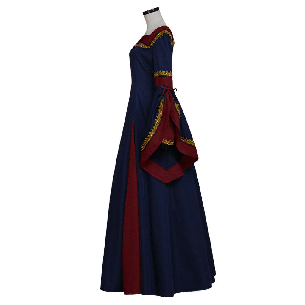 Gothic Steampunk Medieval Dress - Renaissance Victorian Queen Princess Ball Gown for Halloween & Cosplay-Astricos