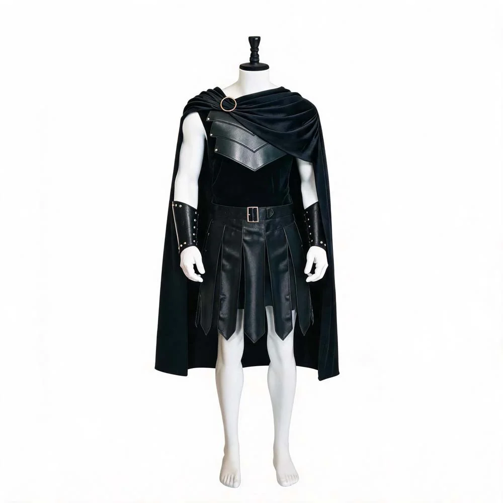 The Odyssey Spartan Warrior Cosplay Costume | Custom Medieval Knight Halloween Outfit - Astricos