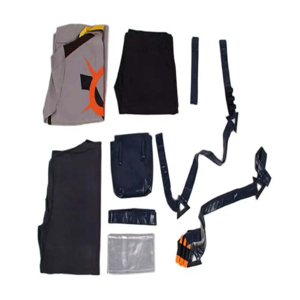 Valorant Phoenix Cosplay Costume for Men - Complete Coat, Pants & Belt Set for Halloween & Carnival-Astricos