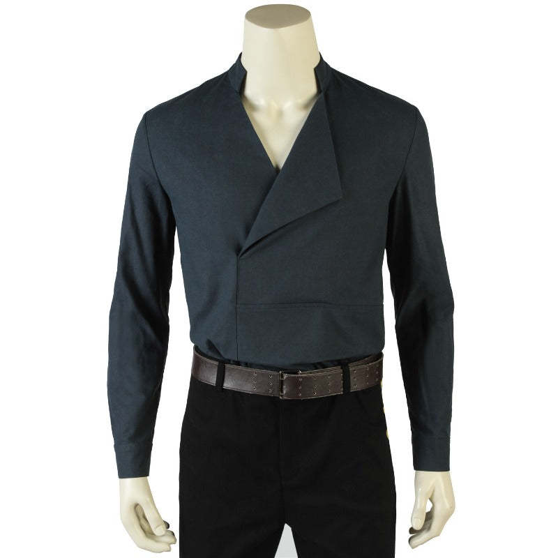 Han Solo Cosplay Costume - Premium Suede Jacket & Leather Belt Set for Star Wars Fans-Astricos