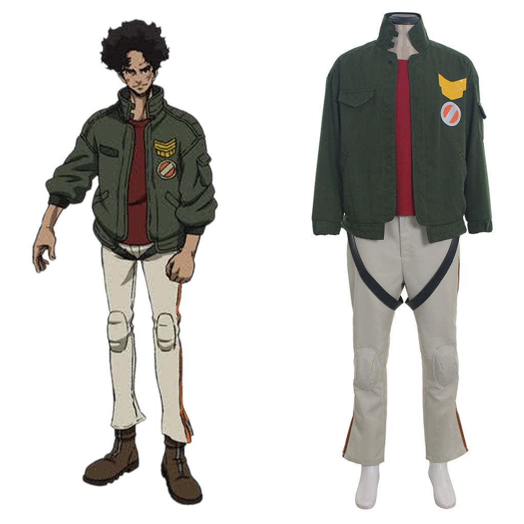 MEGALO BOX Junk Dog Cosplay Costume - Authentic Fighter Outfit-Astricos