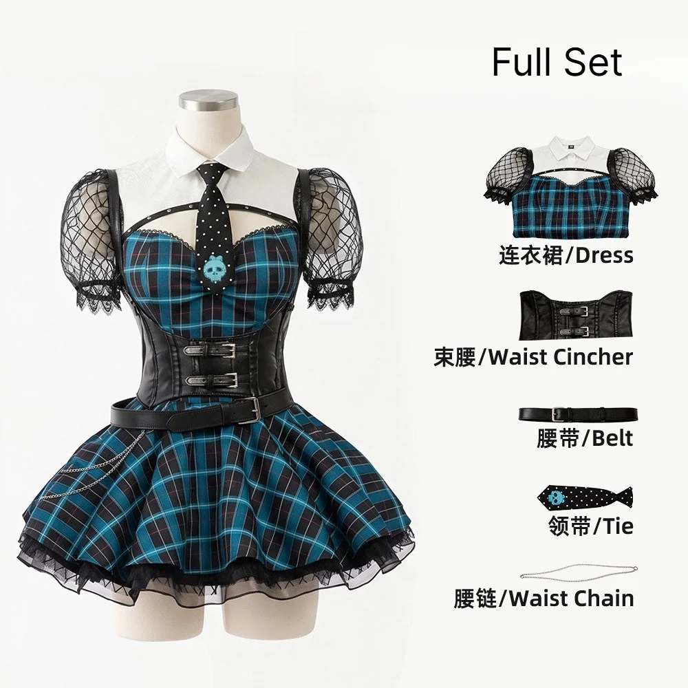 Monster High Draculaura Frankie Stein Ghoulia Cosplay Costume Custom For Halloween Comic Con