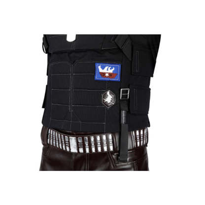 Johnny Silverhand Cyberpunk 2077 Cosplay Costume - Sleeveless Vest Halloween Party Outfit-Astricos