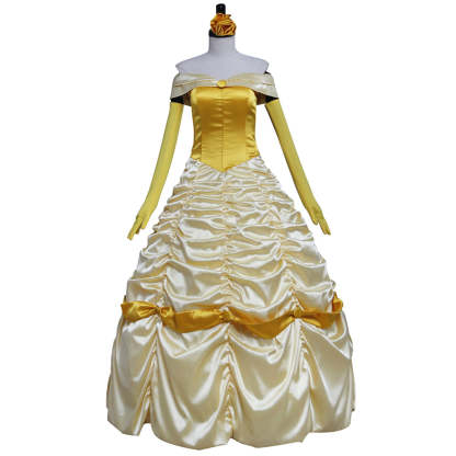 Beauty and the Beast Belle Cosplay Costume | Princess Dress for Halloween & Cosplay-Astricos
