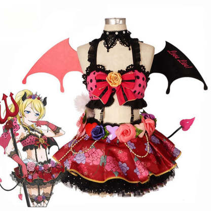 Little Devil Love Live Cosplay Costume - Kotori, Honka, Umi, Nico & More-Astricos