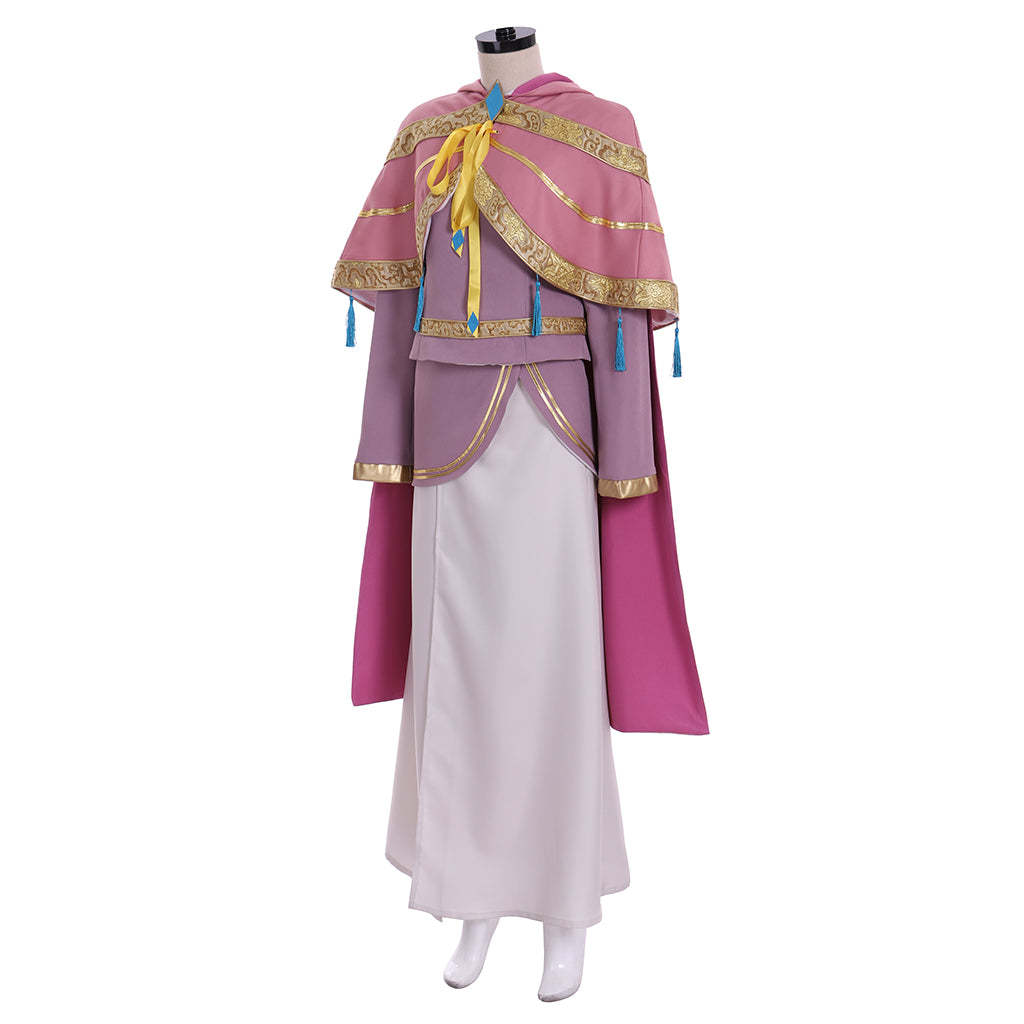 Kingdom Hearts III Ava Cosplay Costume - Women’s Pink Hooded Dress with Skirt | Astricos-Astricos