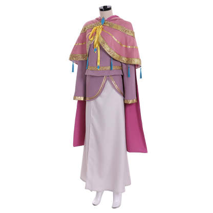 Kingdom Hearts III Ava Cosplay Costume - Women’s Pink Hooded Dress with Skirt | Astricos-Astricos