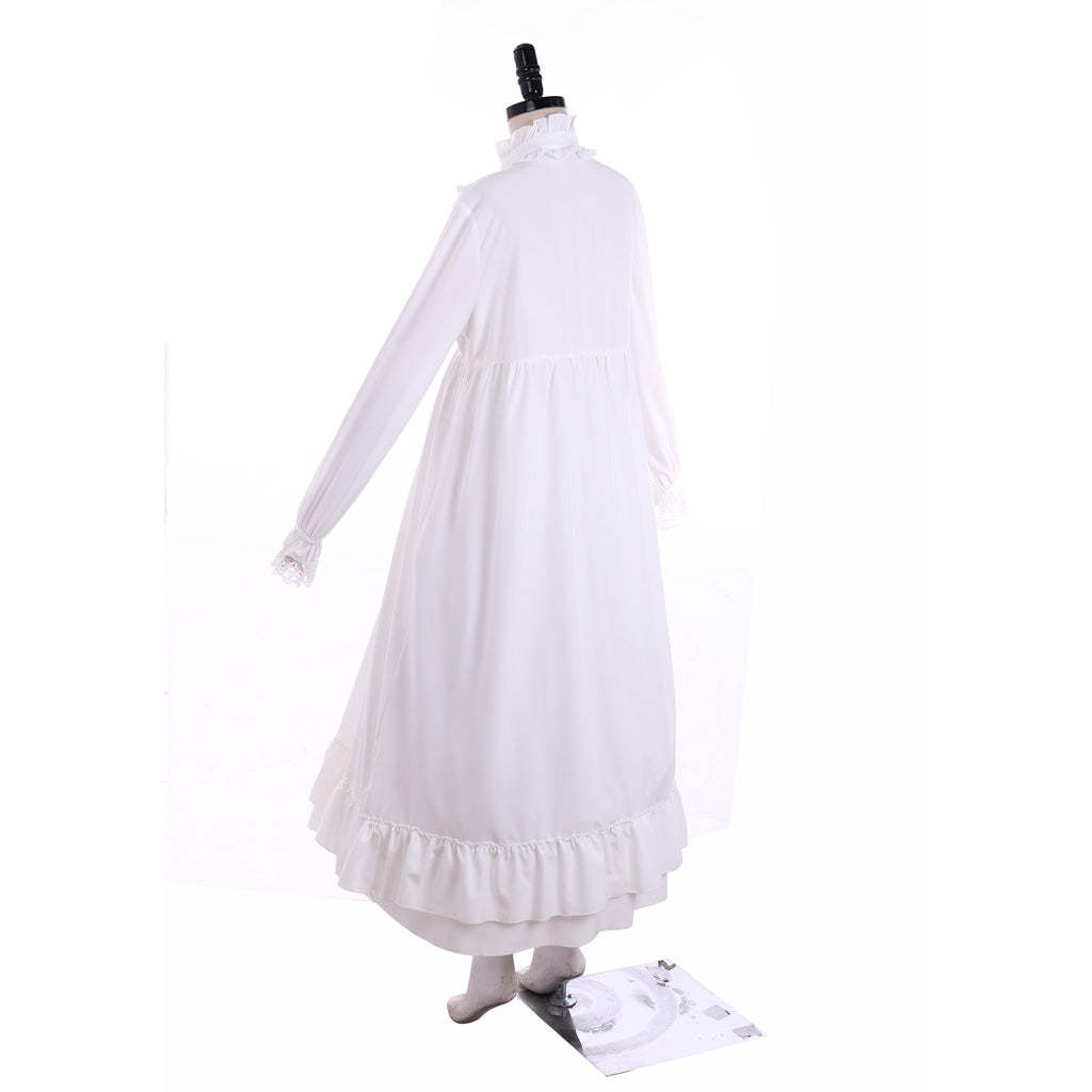 Marie Antoinette White Ball Gown - Vintage Victorian Baroque Cosplay Dress-Astricos