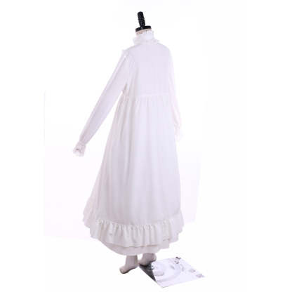Marie Antoinette White Ball Gown - Vintage Victorian Baroque Cosplay Dress-Astricos