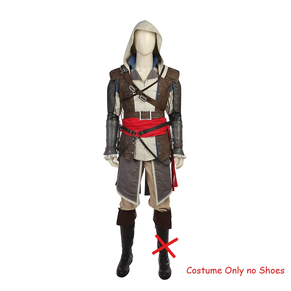 Assassin’s Creed Edward Kenway Cosplay Costume, Hand‑Tailored for Halloween & Comic‑Con Events