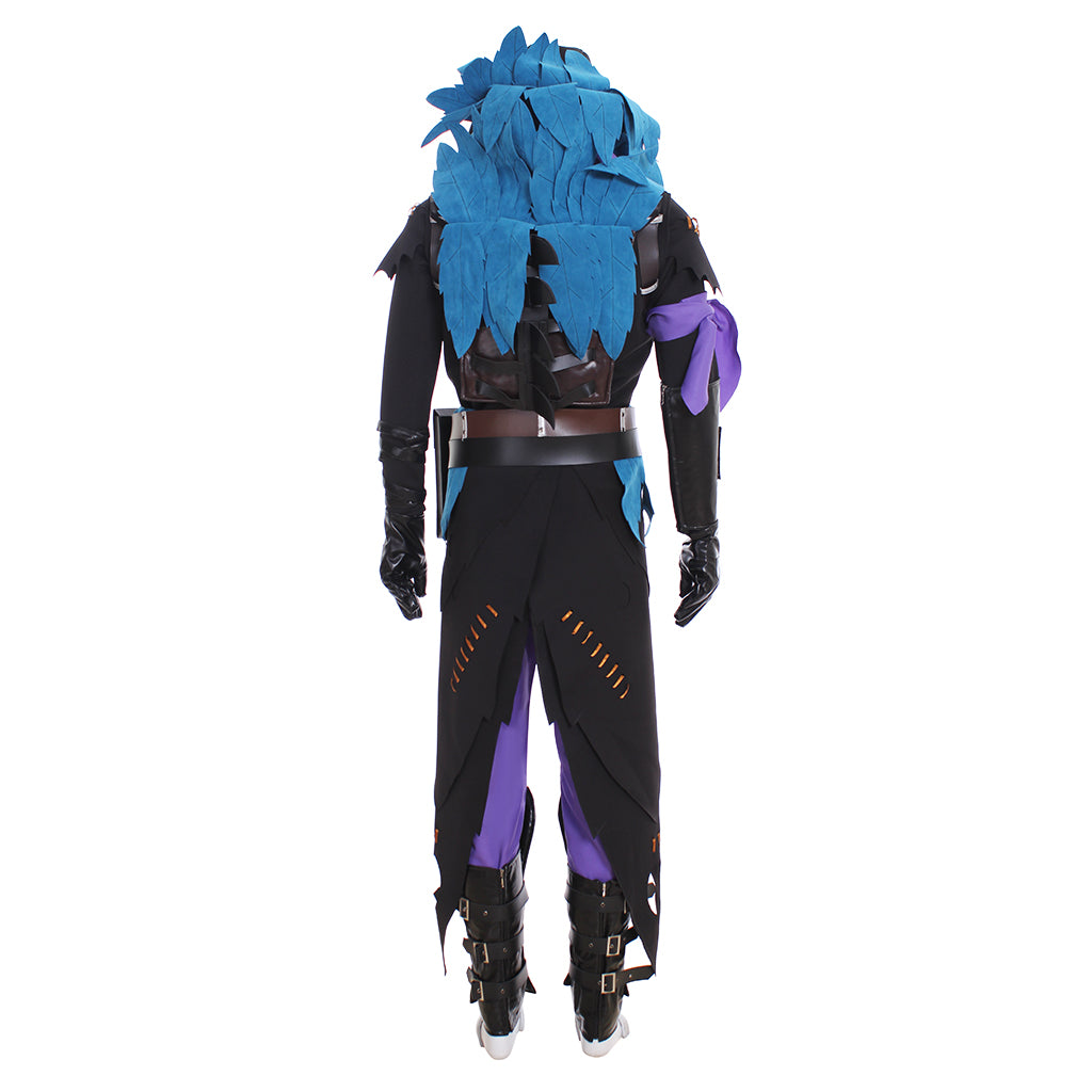 Raven Demon Cosplay Costume for Men - Full Set Hoodie Uniform | Game Series-Astricos
