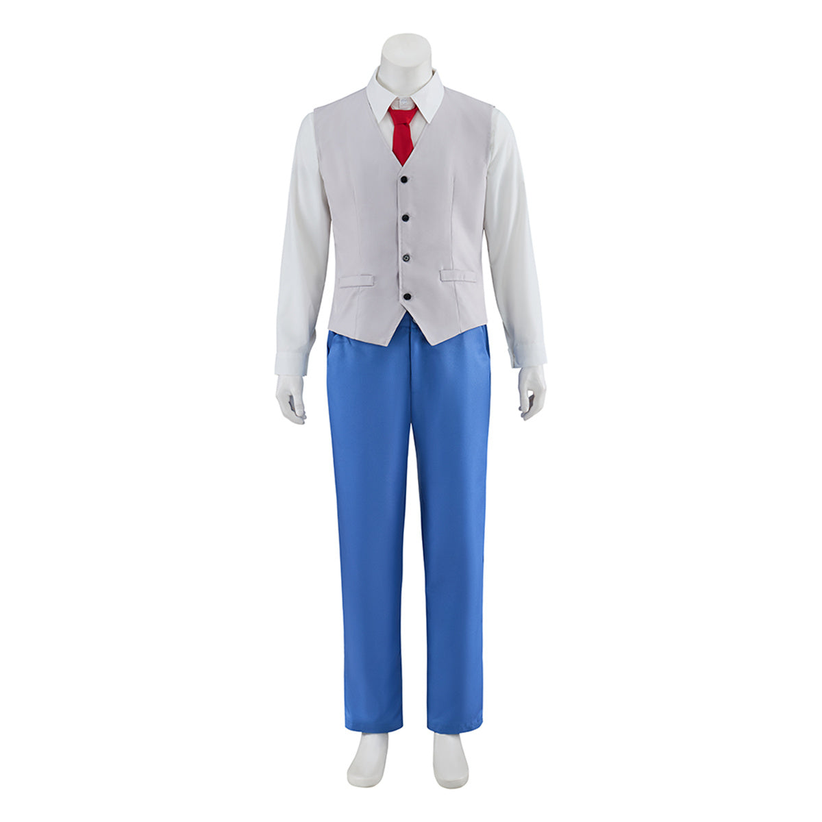 Phoenix Wright Ace Attorney Cosplay Costume - Naruhodo Ryuichi Outfit for Halloween & Festivals-Astricos