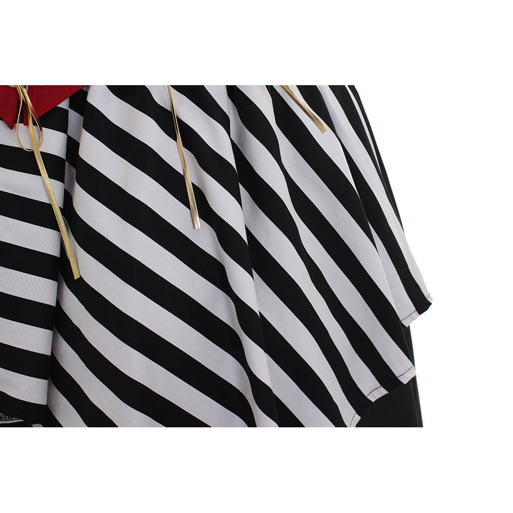 Red Black Medieval Renaissance Victorian Corset Pirate Dress - Perfect for Halloween & Carnival Parties-Astricos