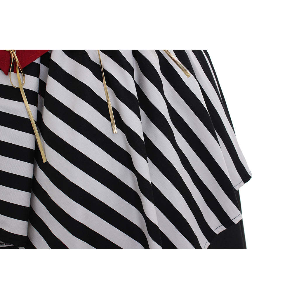 Red Black Medieval Renaissance Victorian Corset Pirate Dress - Perfect for Halloween & Carnival Parties-Astricos