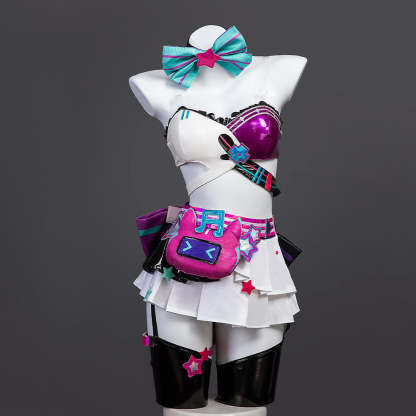 Muse Dash Miku Rin Len Uniform Cosplay Costume | Anime Plus Size Halloween Outfit | Astricos-Astricos