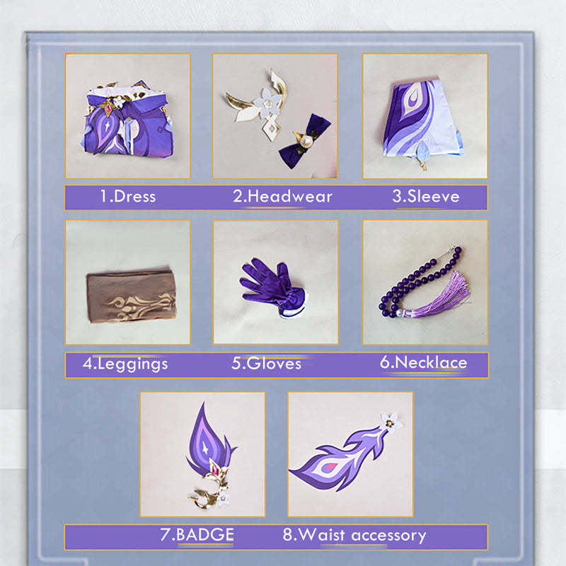 Genshin Impact Keqing Cosplay Costume - Purple Outfit for Women | Astricos-Astricos