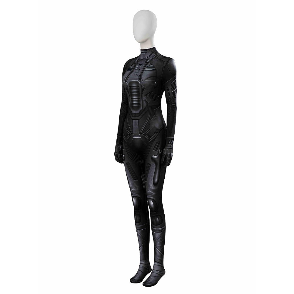3D Cosplay Costume for Paul Atreides and Chani, Black Jumpsuit, Halloween Party Outfit - Astricos