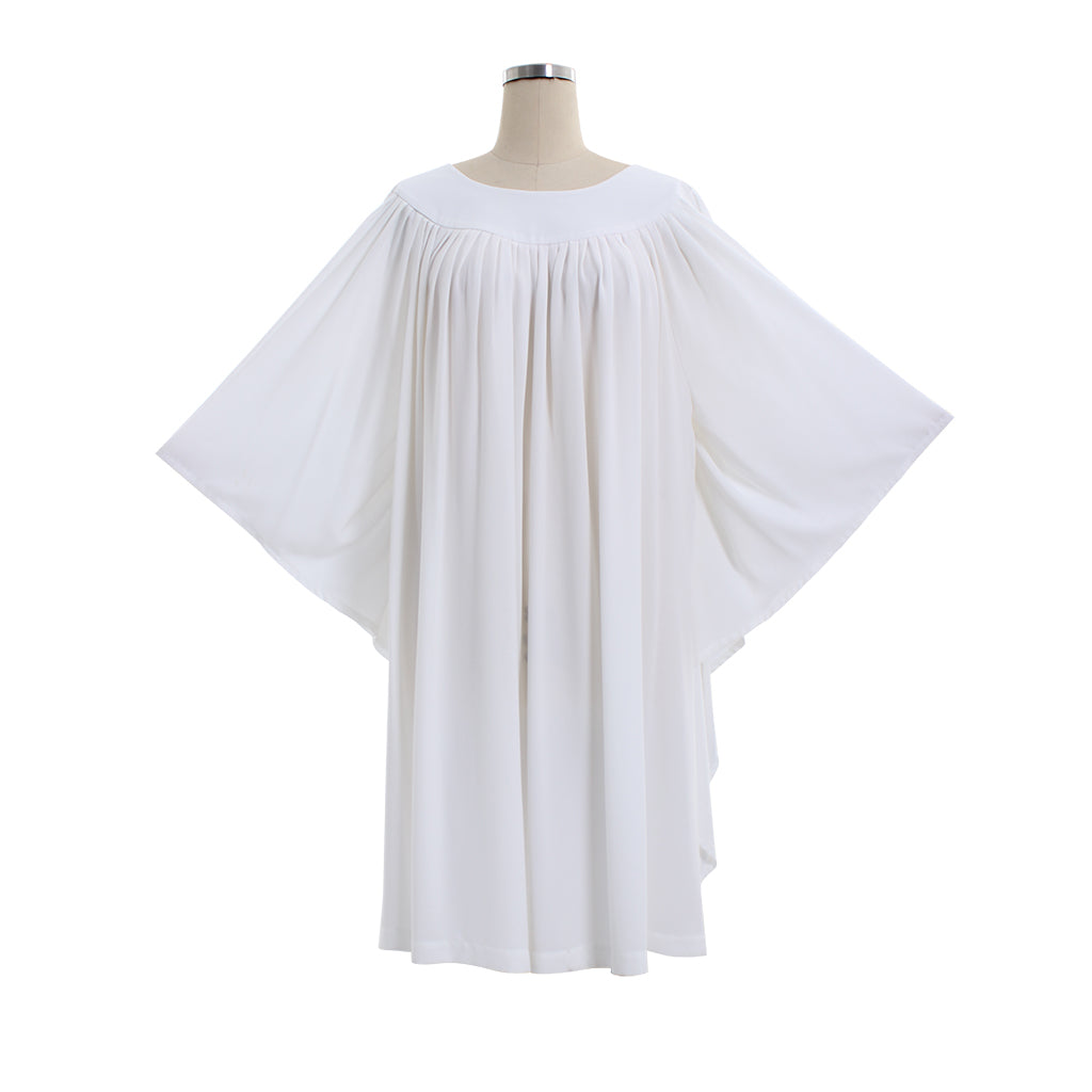 Traditional Women's Church ALB White Vestments Chasuble - Catholic Priests Clergy Surplice Costume | Astricos-Astricos