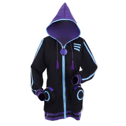 Purple Heart Hoodie Cosplay Costume - Hyperdimension Neptunia Official Outfit-Astricos